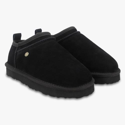 Ladies Georgie Sheepskin Short Boot Black Extra Image 1
